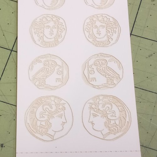 Judy Larson's Recycling Scrap Into Sheet Metal - Step 7, Metalwork, Stamping, Stamps, Butane Torch, Soldering, Solder, Add a face by hammering 